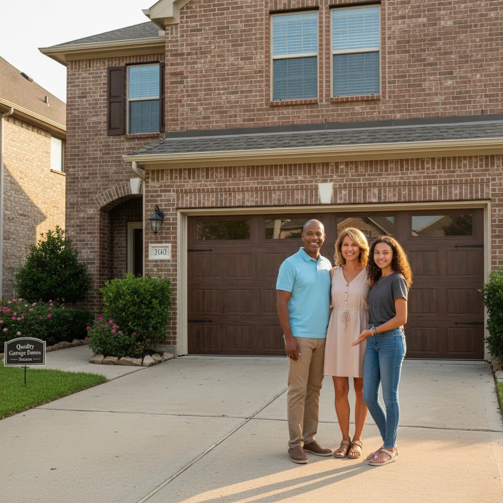 Garage door service specials in Houston
